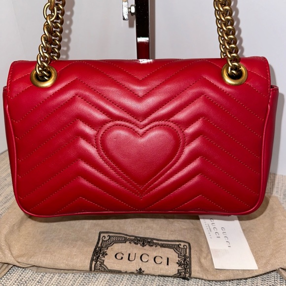 Authentic GUCCI GG Marmont Shoulder Bag - Small - Picture 6 of 11